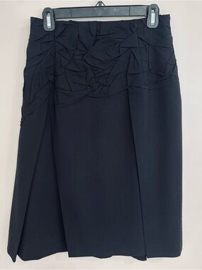 Jil Sander Black Origami Skirt | Size 38